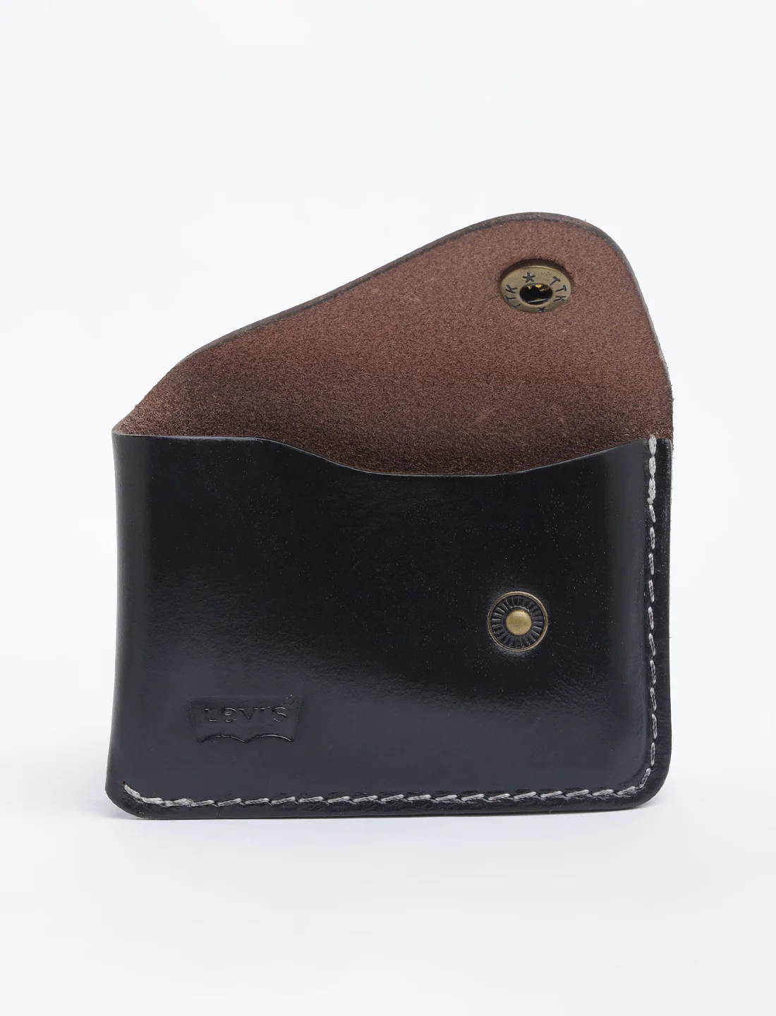 Men's Black Solid Card Holder - Image 6