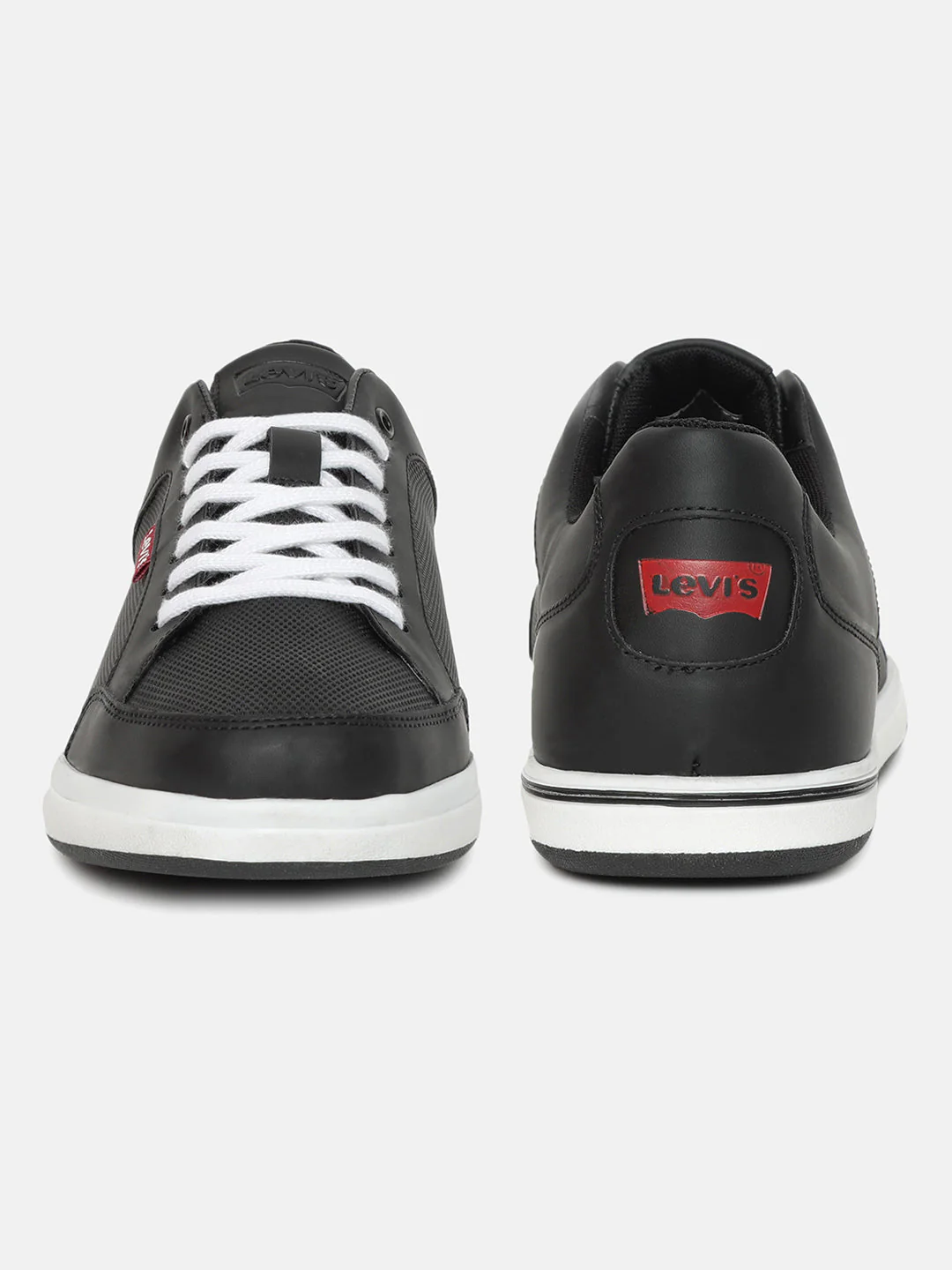 Men's Black Solid Shoes - Image 4