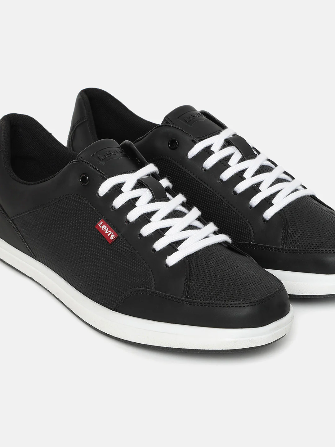 Men's Black Solid Shoes - Image 6