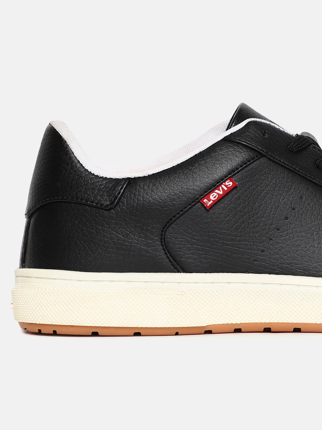 Men's Black Solid Shoes - Image 2