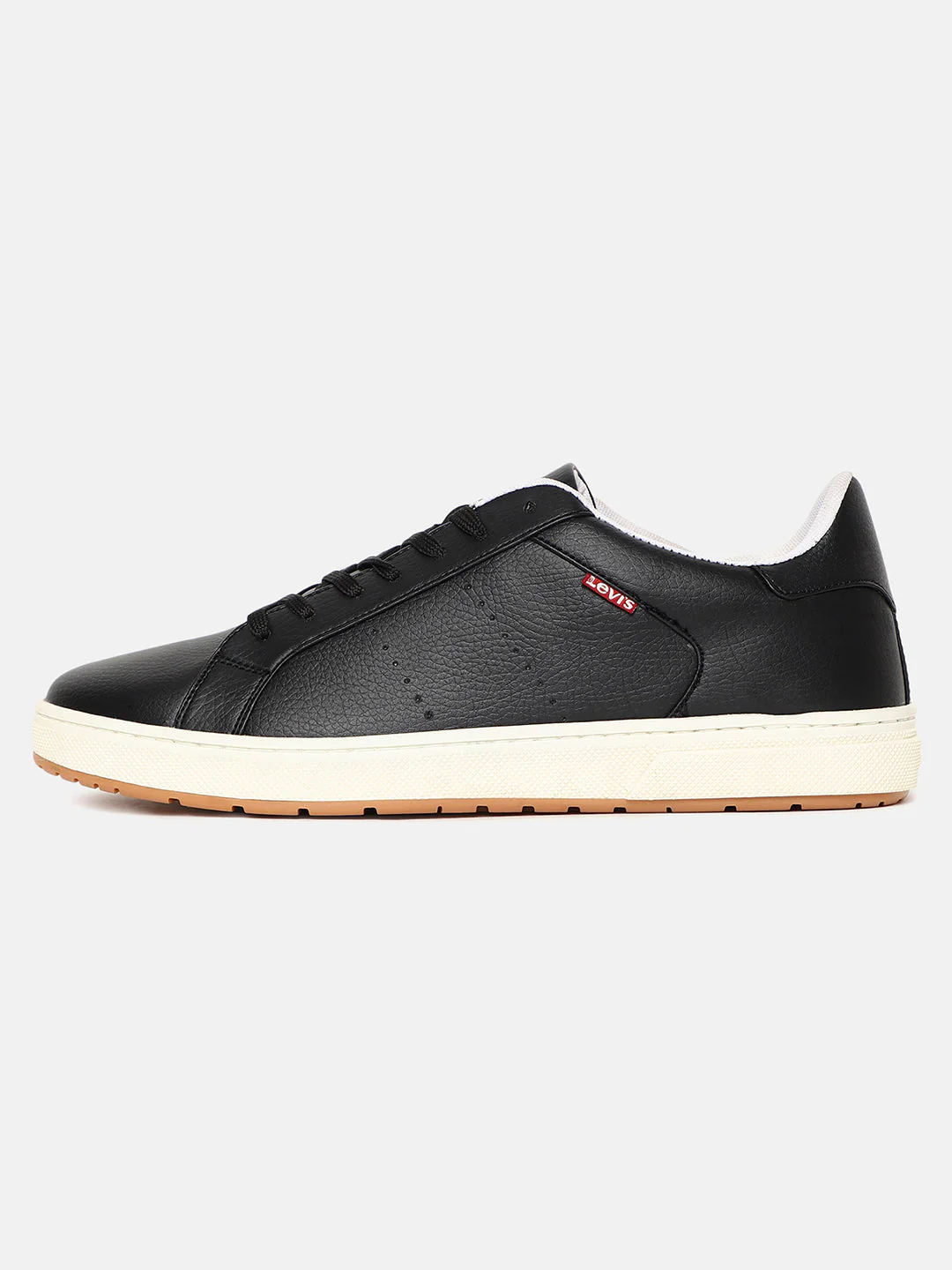 Men's Black Solid Shoes - Image 4