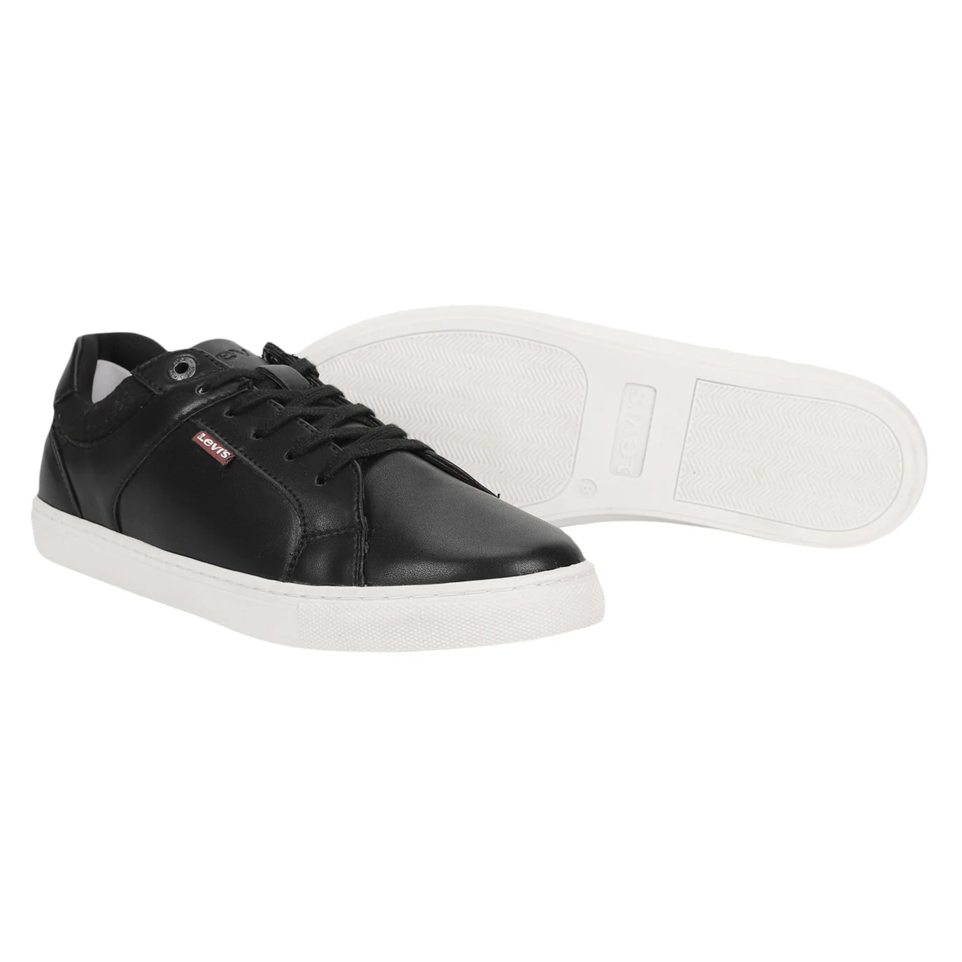 Men's Black Solid Shoes - Image 4