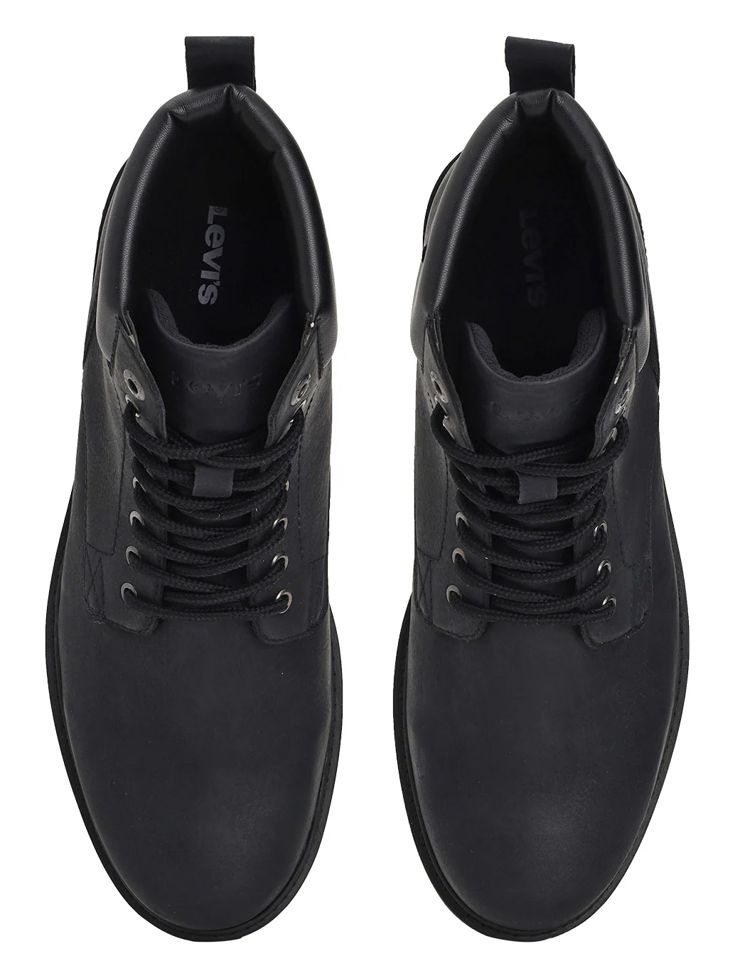 Men's Black Solid Boots - Image 4