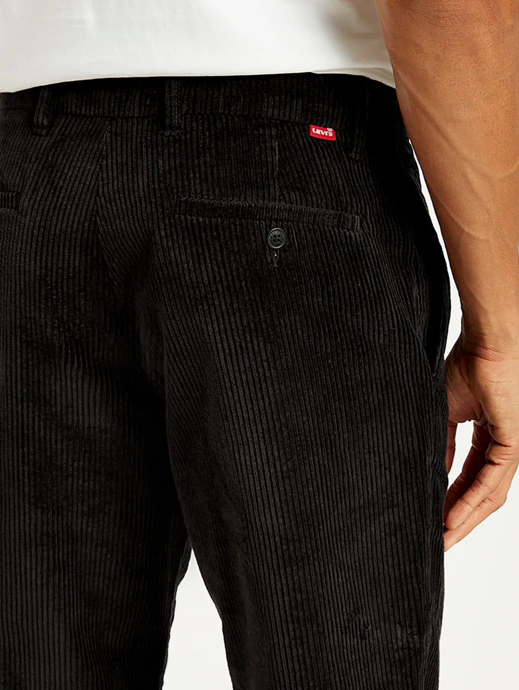Men's Black Straight Fit Chinos - Image 5
