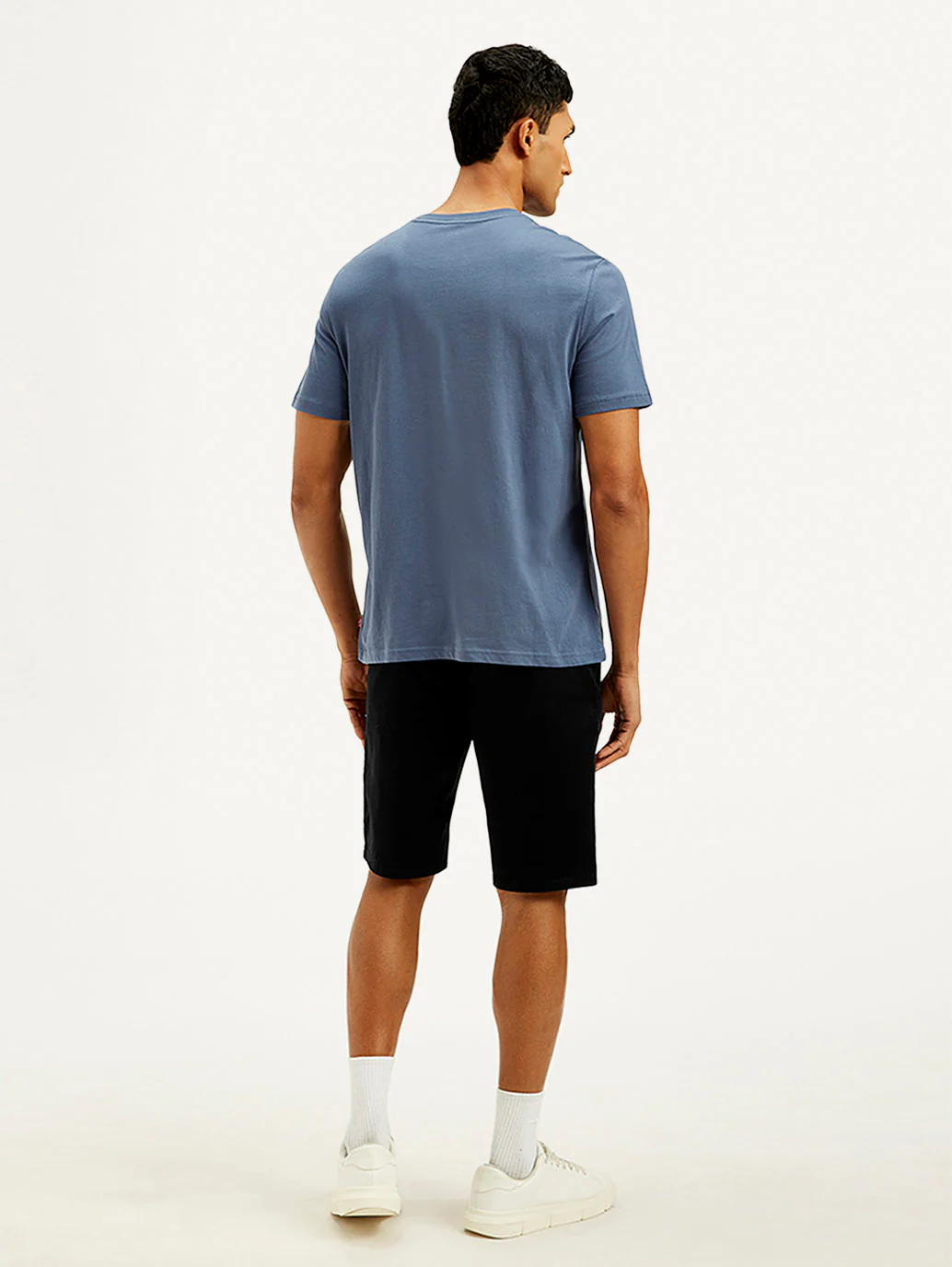 Men's Black Tapered Shorts - Image 3