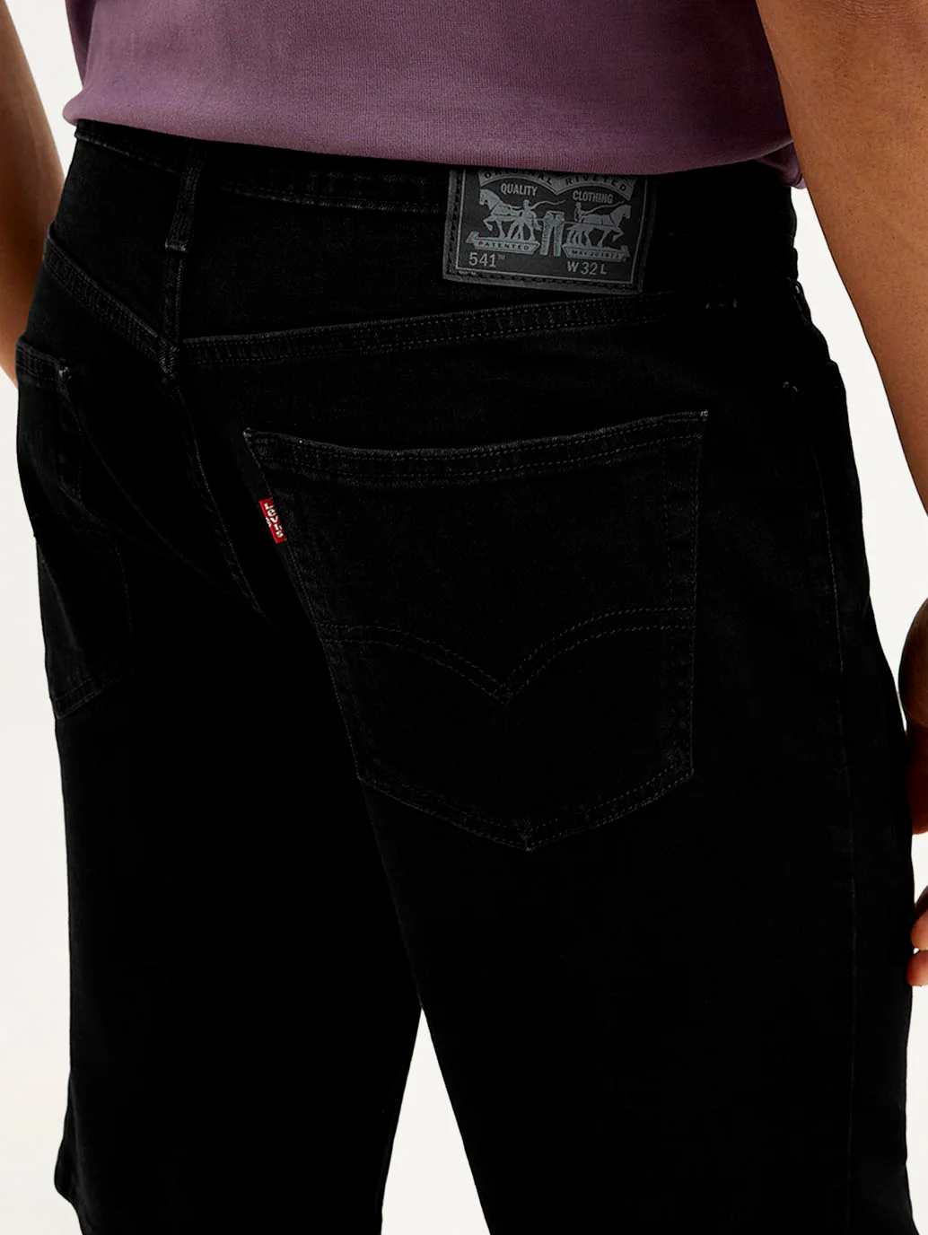 Men's Black Tapered Shorts - Image 4