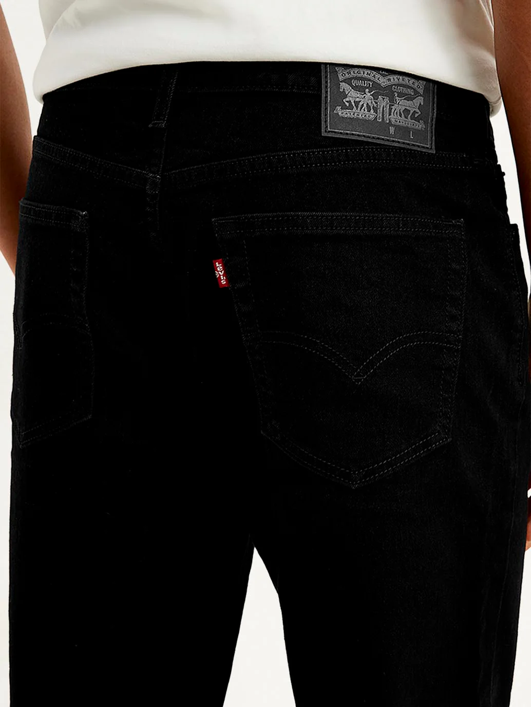 Men's Black Tapered Shorts - Image 4