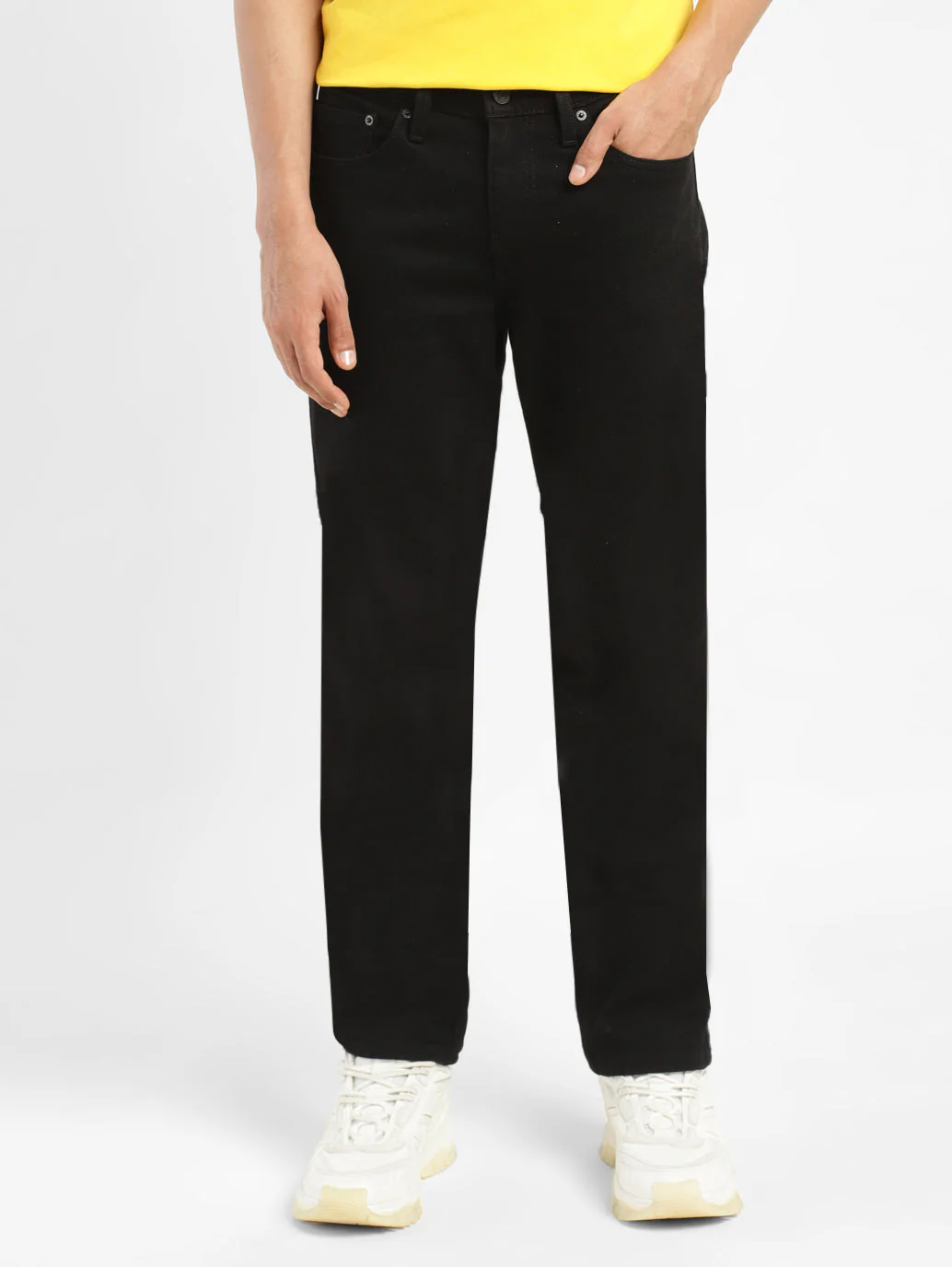 Men's 511 Black Slim Fit Mid Rise Jeans - Image 2