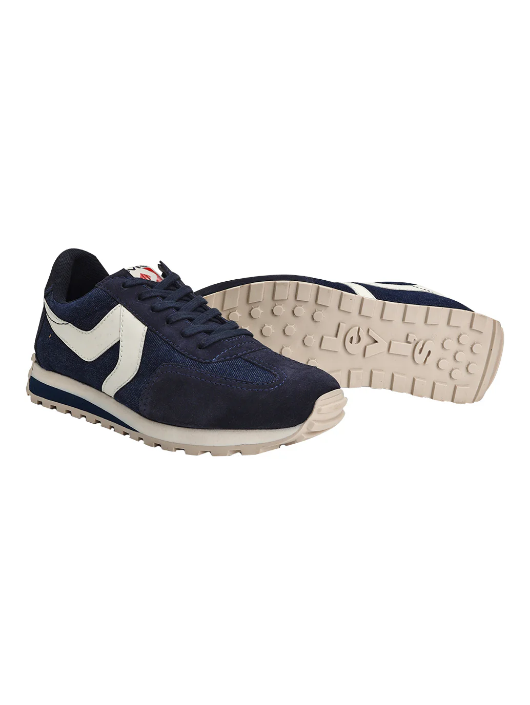 Men's Blue Colorblock Sneakers - Image 4