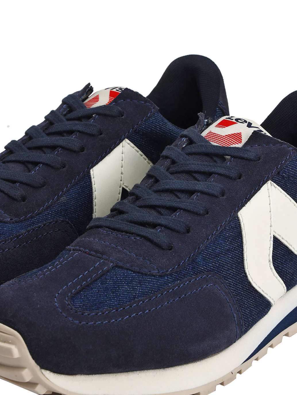 Men's Blue Colorblock Sneakers - Image 7