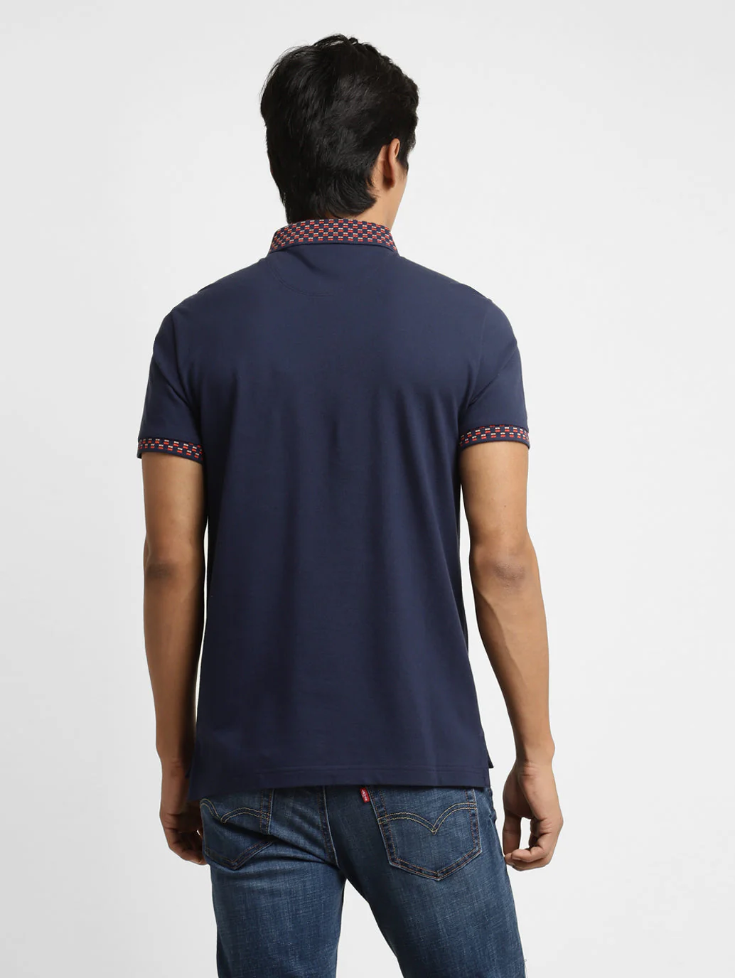 Men's Blue Polo T-Shirt - Image 3