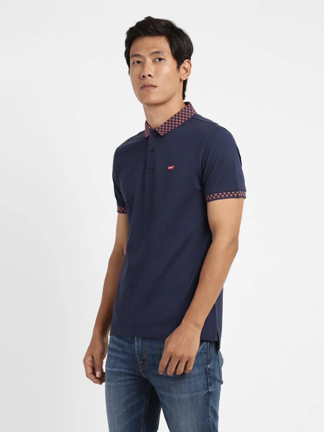 Men's Blue Polo T-Shirt - Image 4