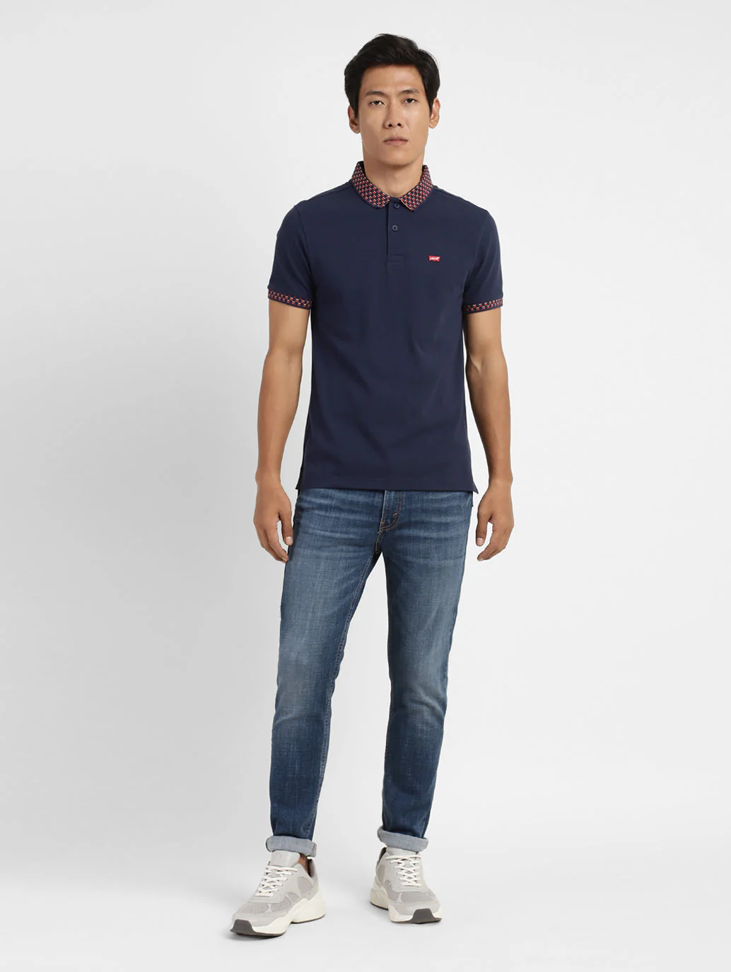Men's Blue Polo T-Shirt - Image 6