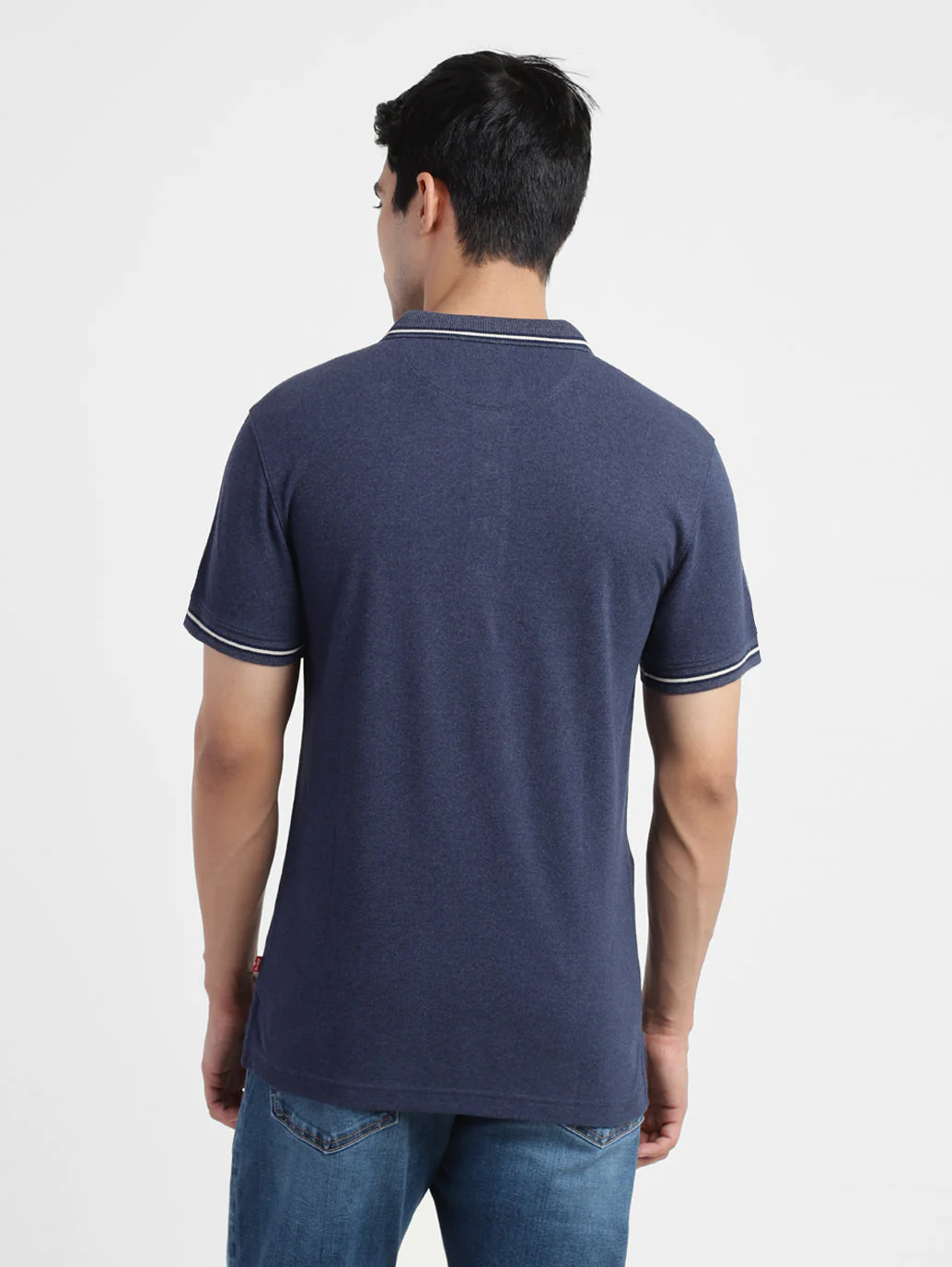 Men's Blue Polo T-Shirt - Image 3