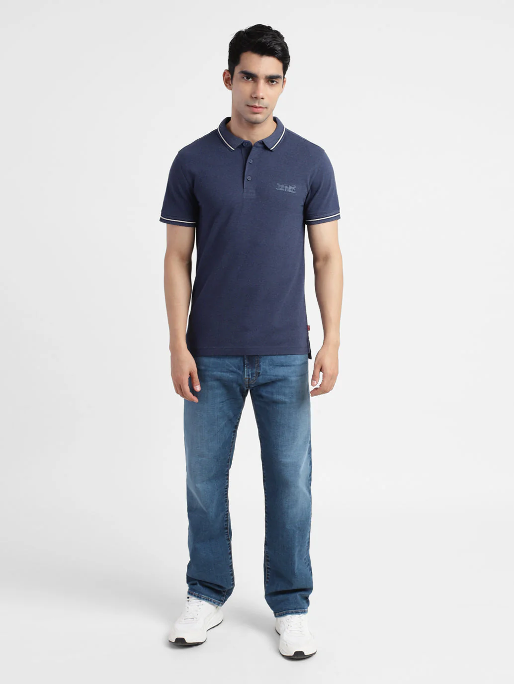 Men's Blue Polo T-Shirt - Image 6