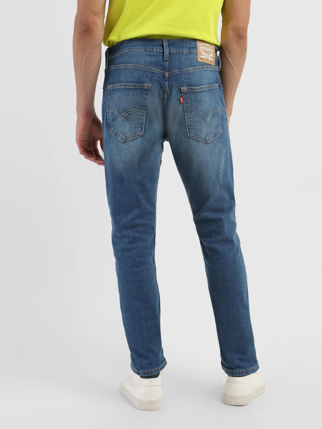 Men's 512 Indigo Slim Tapered Fit Mid Rise Jeans - Image 3