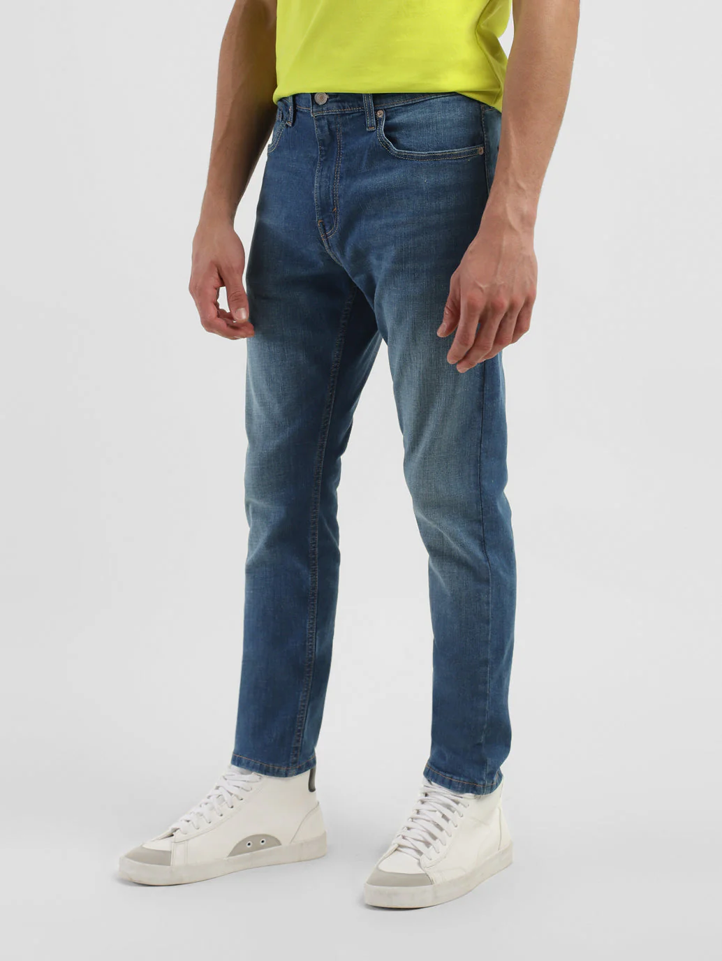 Men's 512 Indigo Slim Tapered Fit Mid Rise Jeans - Image 5