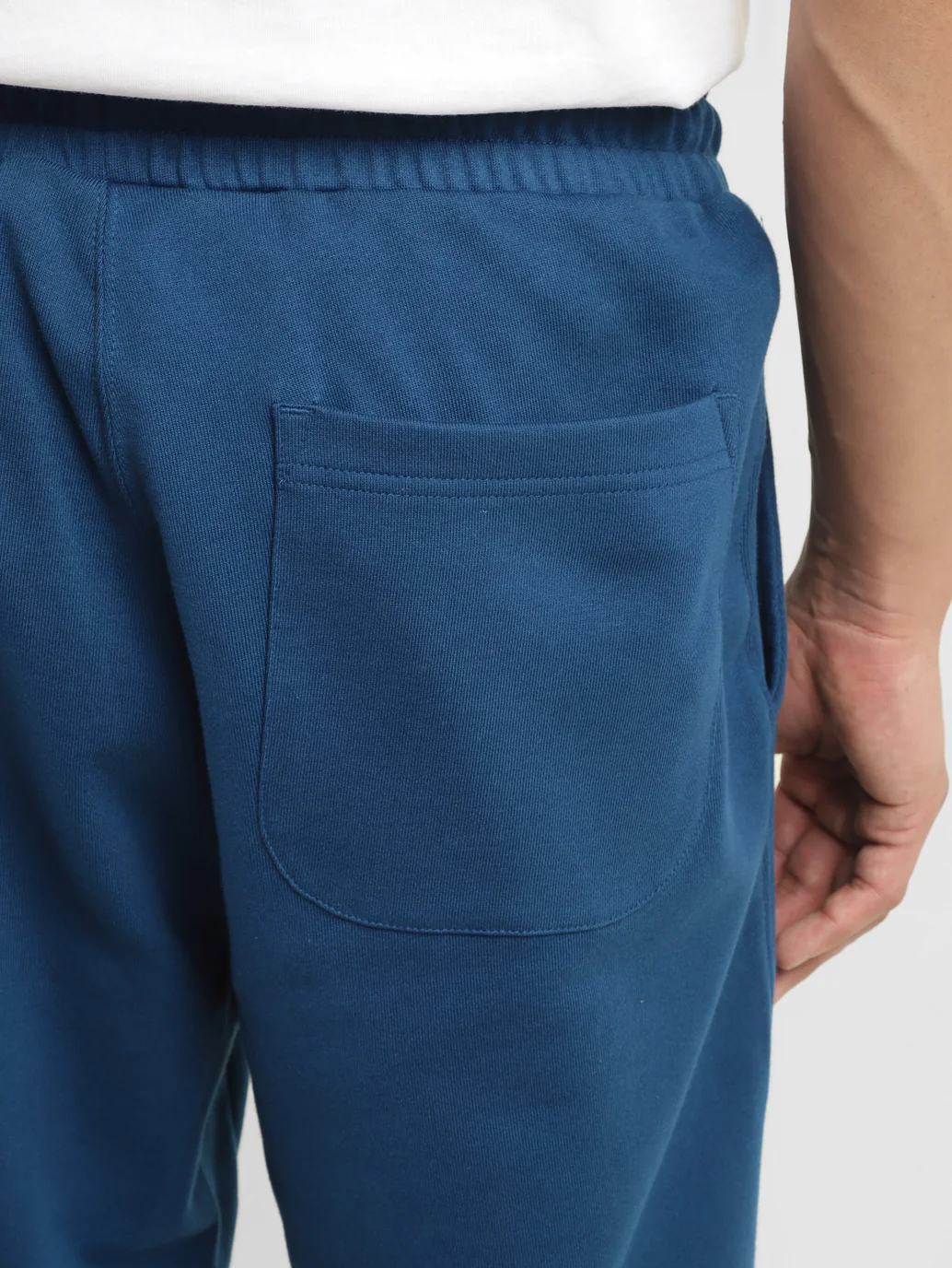 Men's Blue Regular Fit Joggers - Image 8