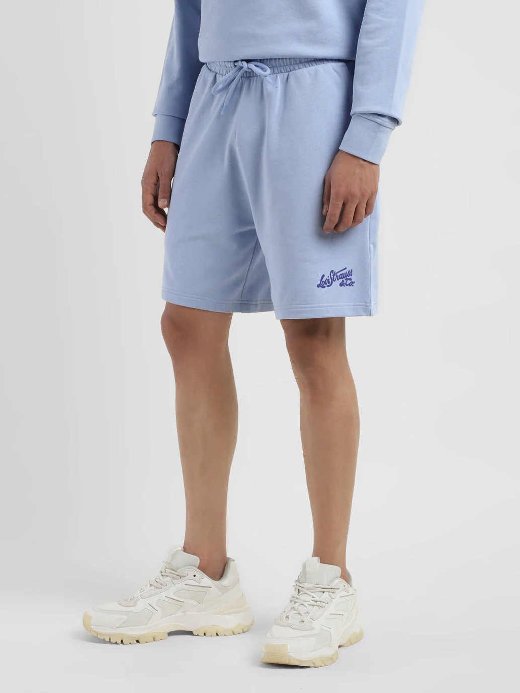 Men's Blue Regular Fit Shorts - Image 4