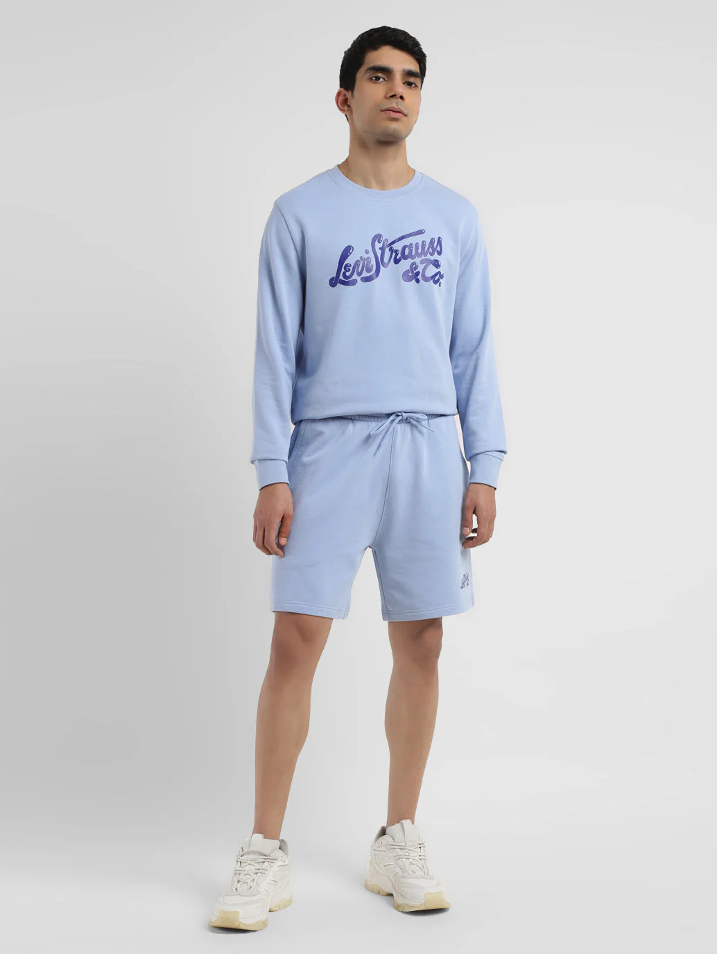 Men's Blue Regular Fit Shorts - Image 7