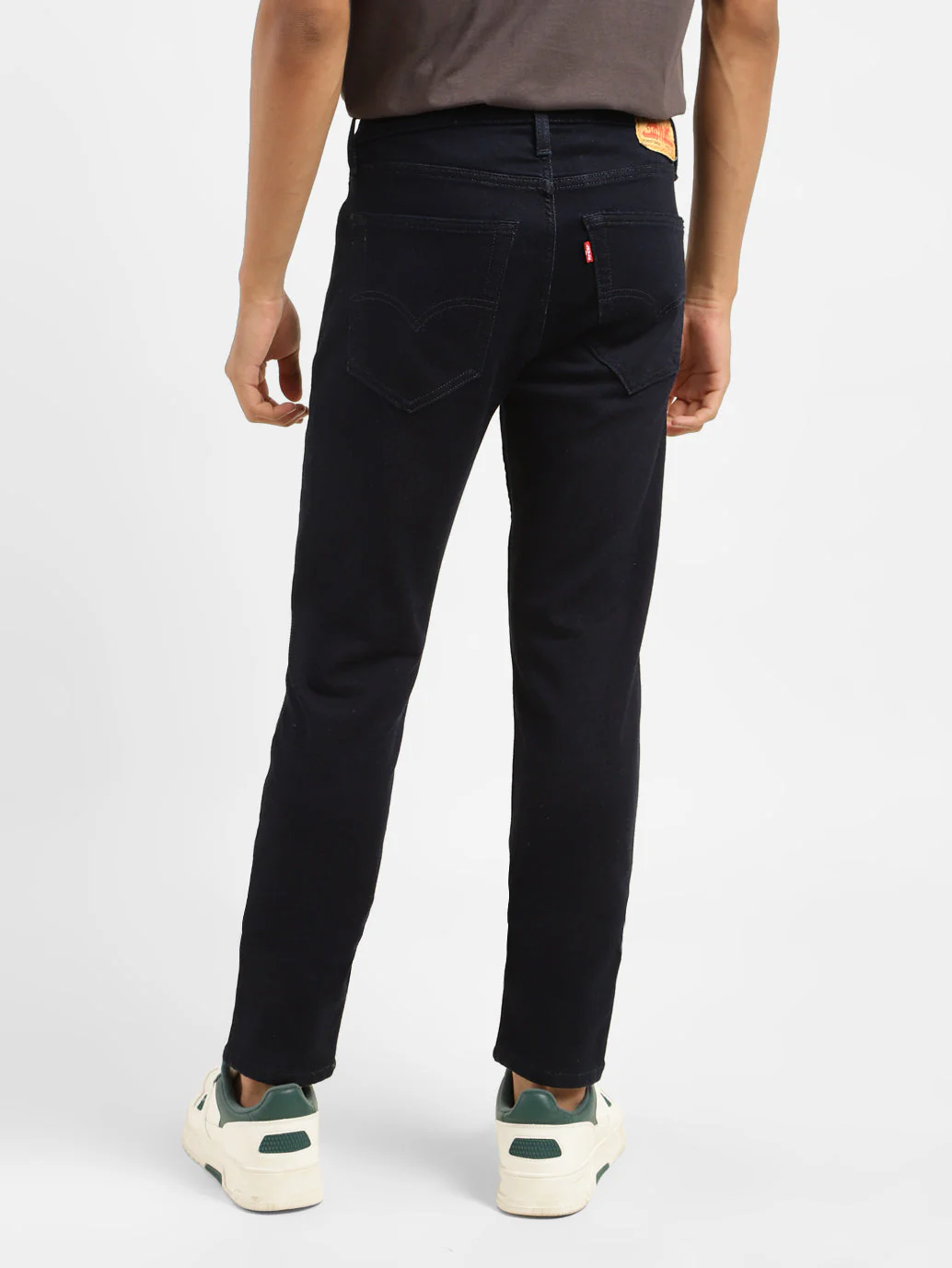 Men's Blue Skinny Fit Mid Rise Jeans - Image 3