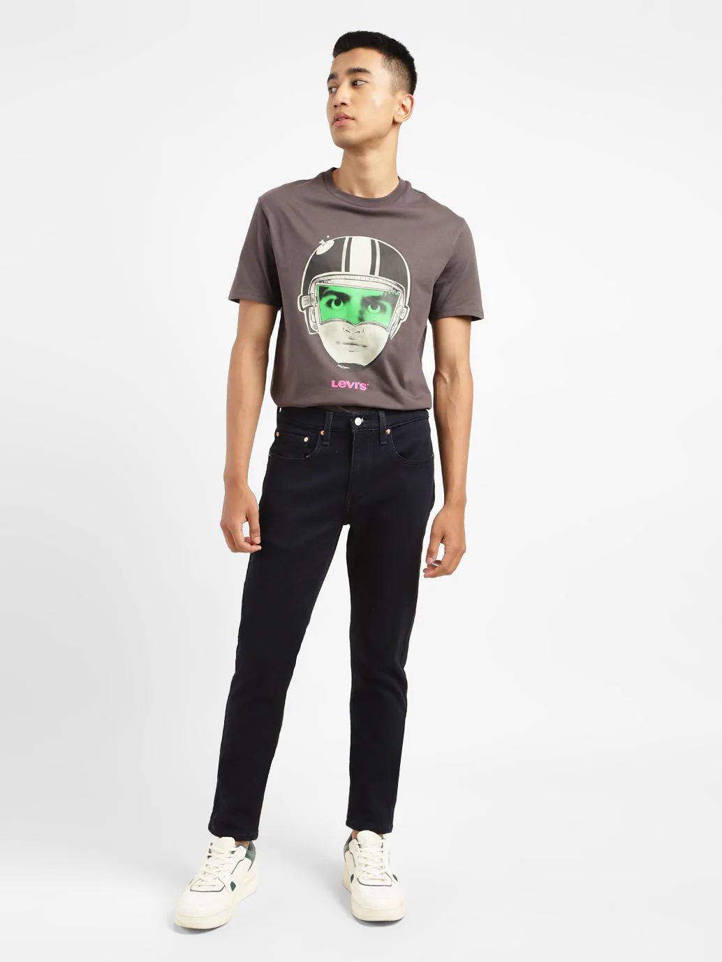 Men's Blue Skinny Fit Mid Rise Jeans - Image 5