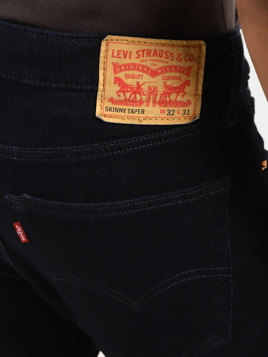 Men's Blue Skinny Fit Mid Rise Jeans - Image 7
