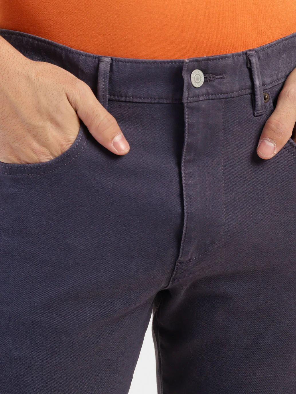 Men's Slim Tapered Fit Trousers - Image 5