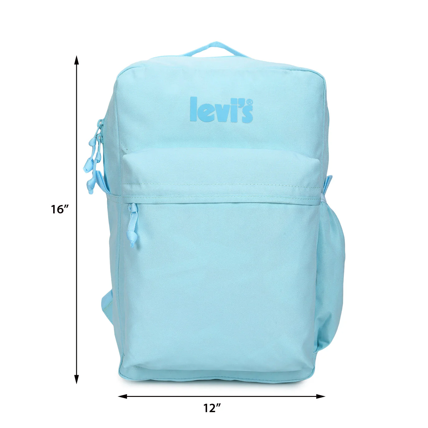 Men's Blue Solid Backpack - Image 6