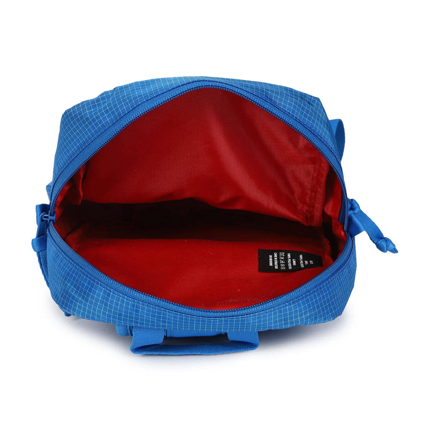 Men's Blue Solid Crossbody Bag - Image 5