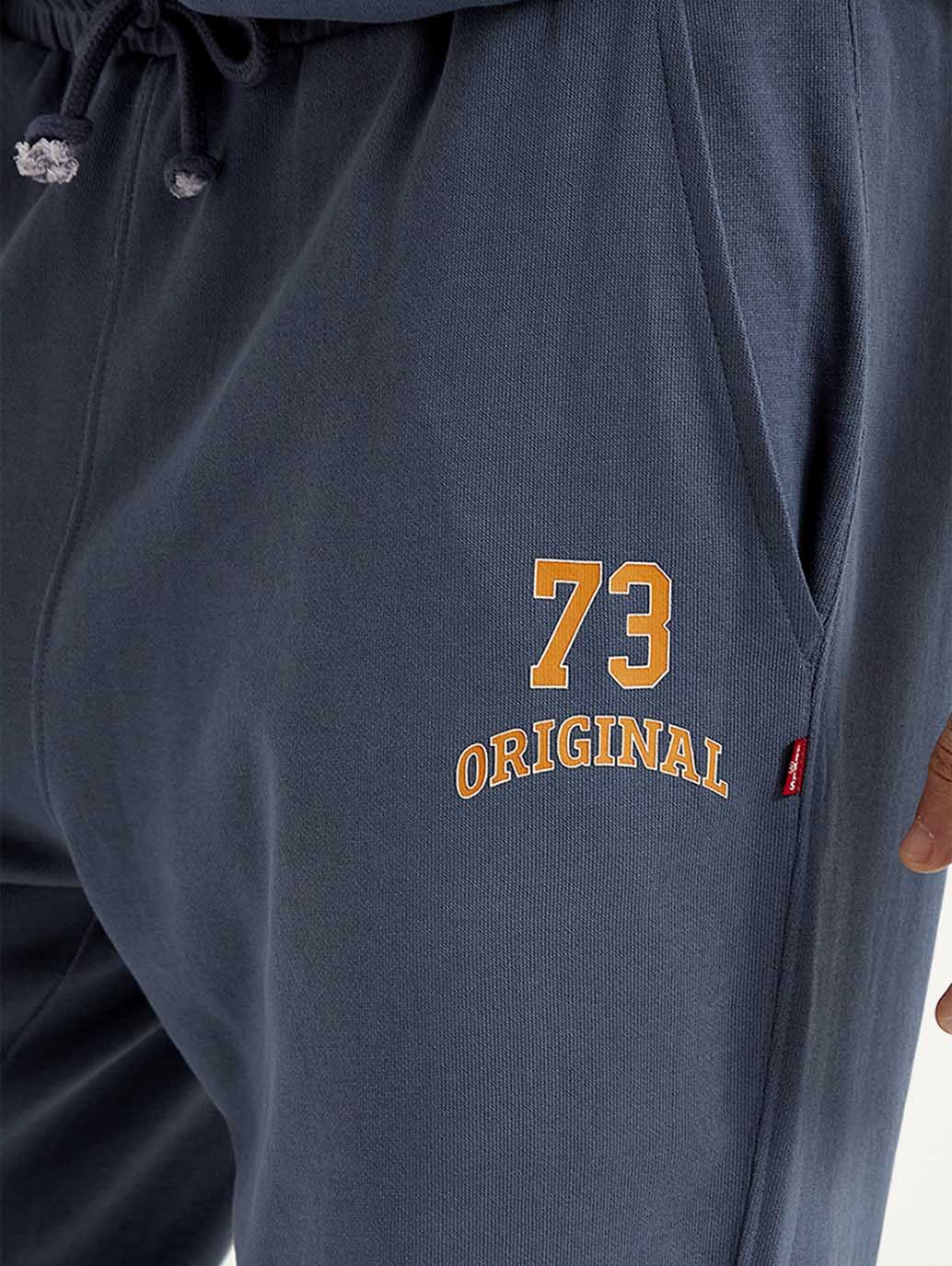 Men's Blue Solid Joggers - Image 4