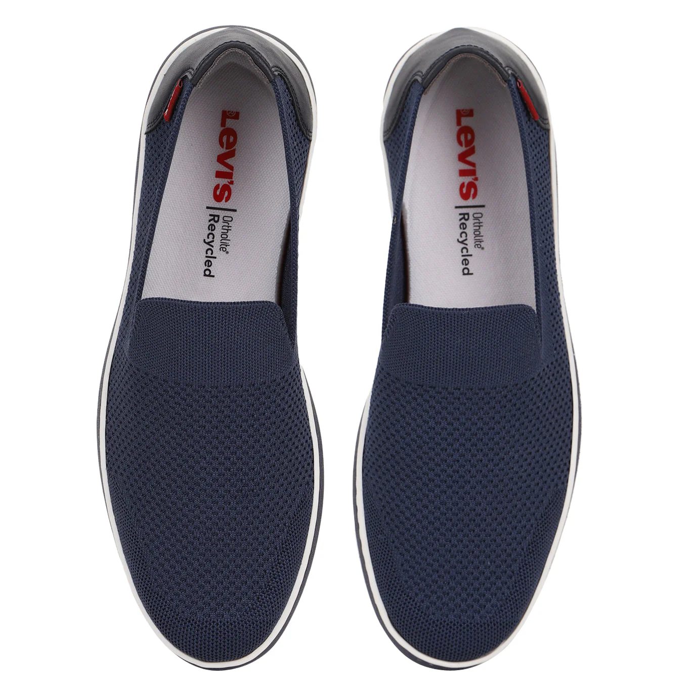 Men's Blue Solid Slip-On Sneaker - Image 3
