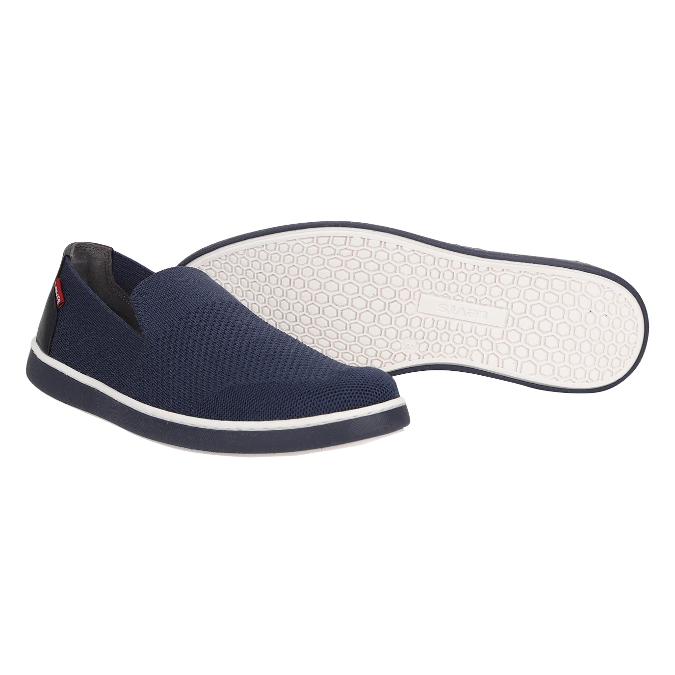 Men's Blue Solid Slip-On Sneaker - Image 5