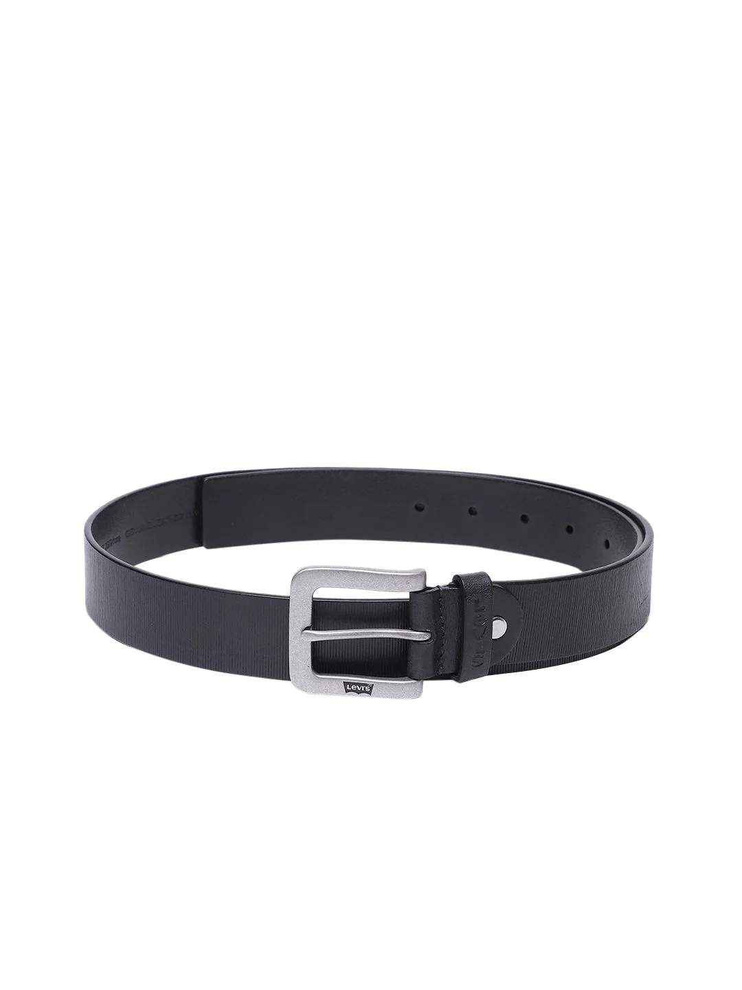 Men's Blue Textured Belt - Image 2