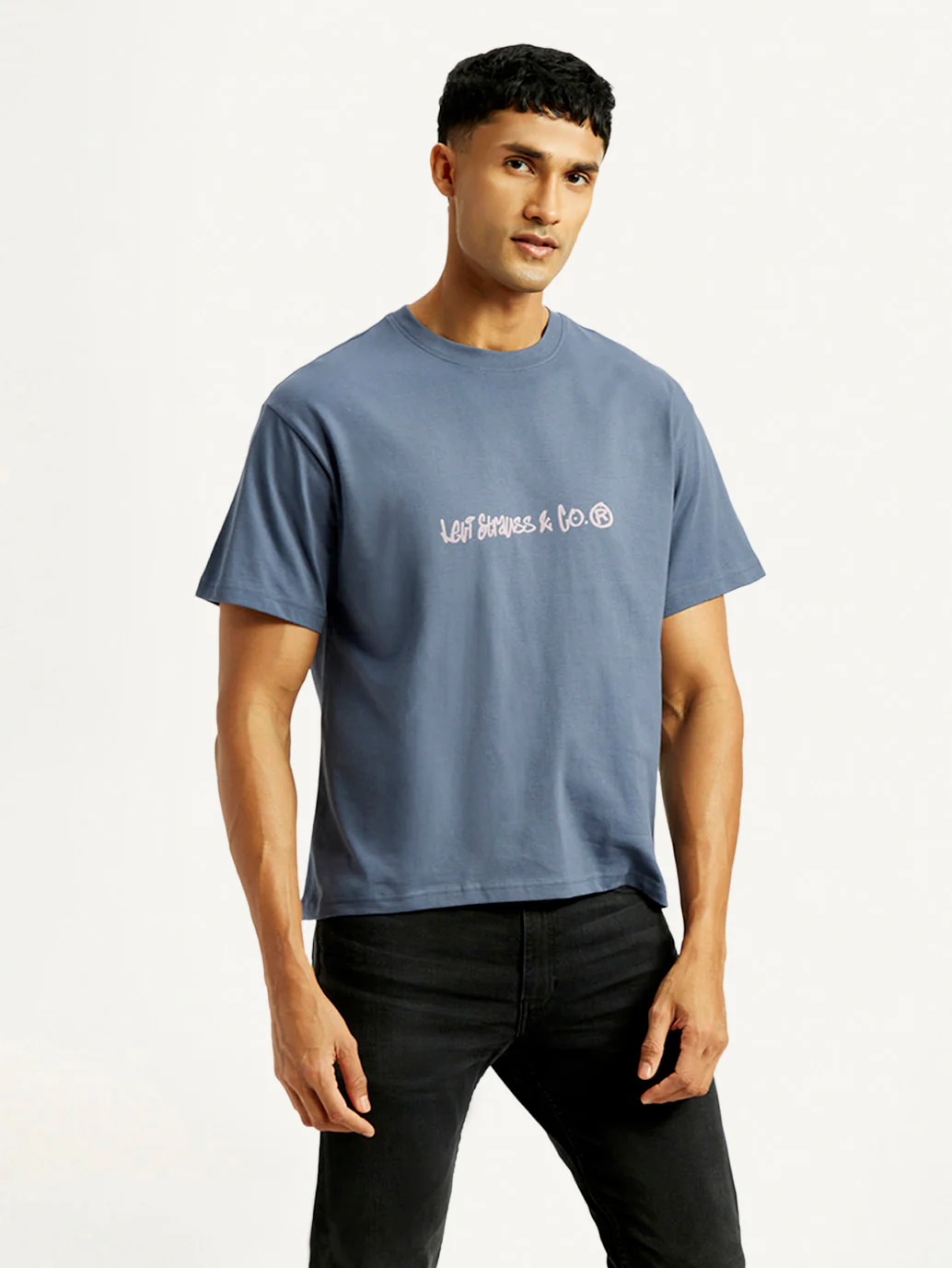 Men's Brand Logo Loose Fit T-shirt - Image 5