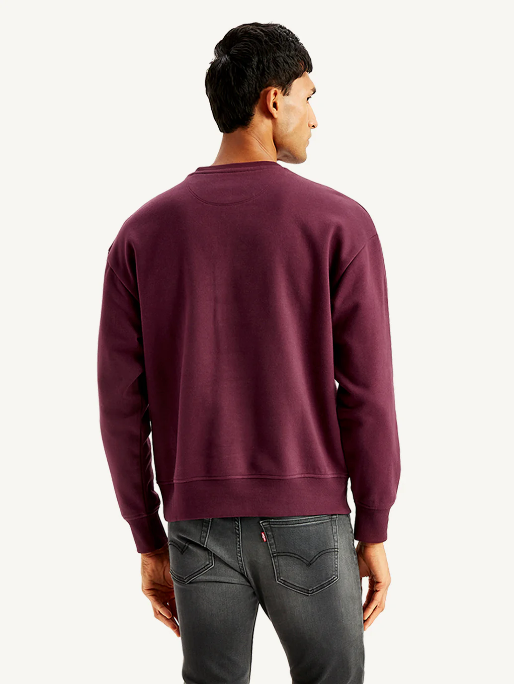Men's Brand Logo Crew Neck Sweatshirt - Image 3
