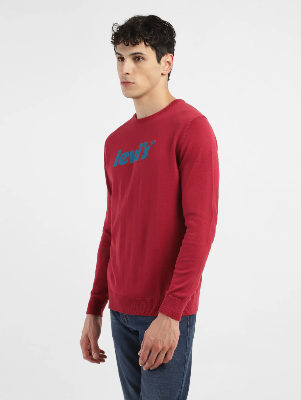 Men's Brand Logo Crew Neck Sweater - Image 4