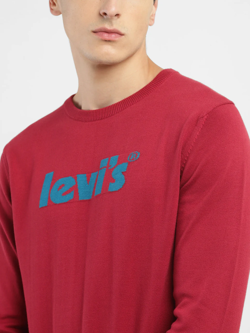 Men's Brand Logo Crew Neck Sweater - Image 5