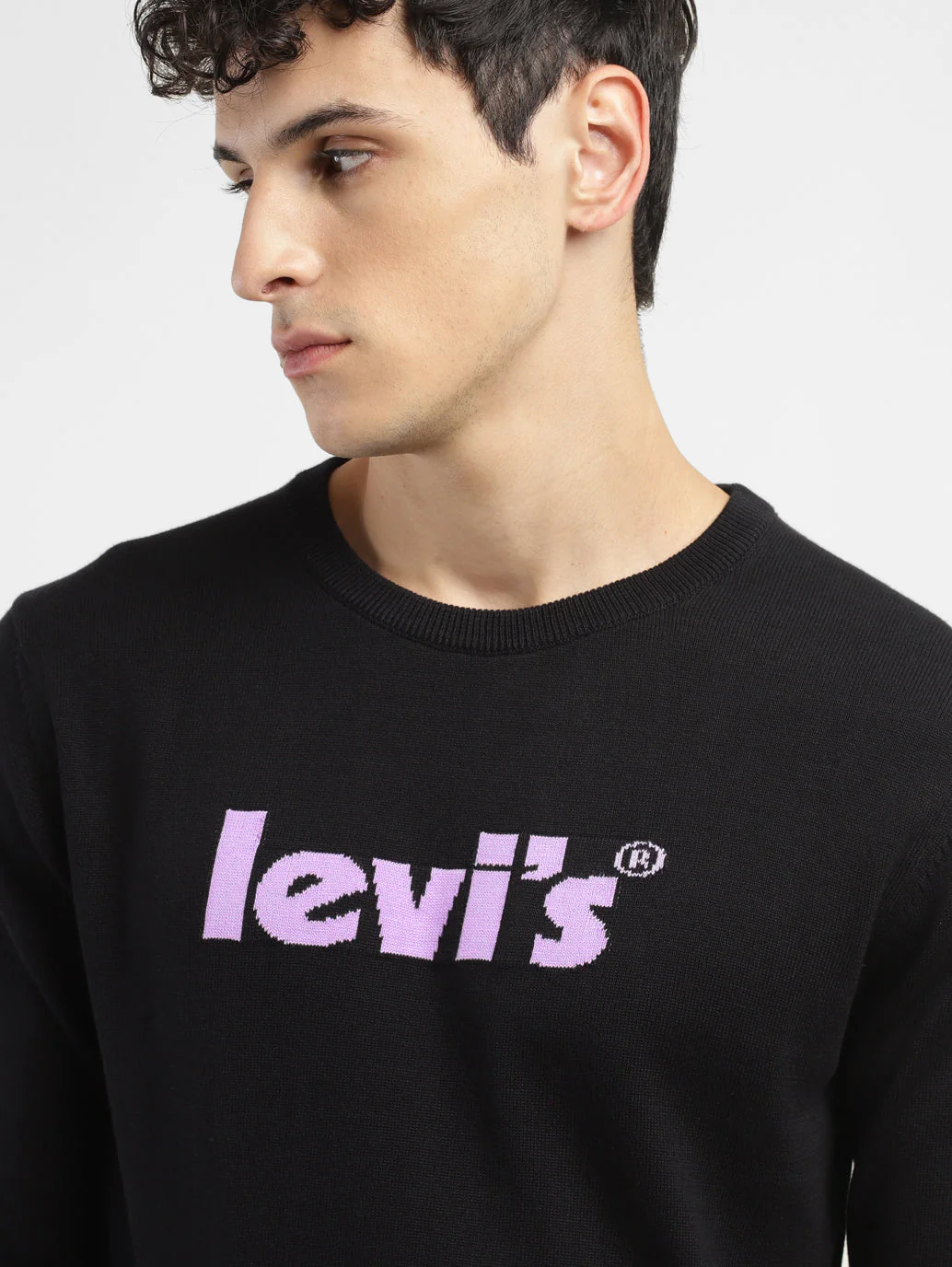 Men's Printed Crew Neck Sweater - Image 5