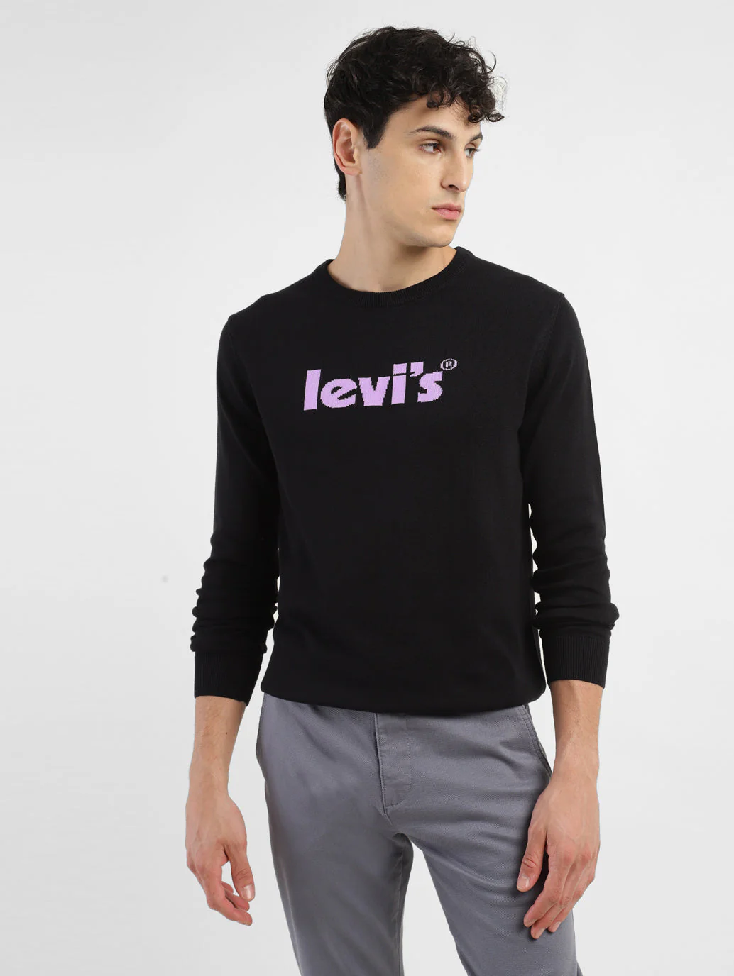 Men's Printed Crew Neck Sweater - Image 6