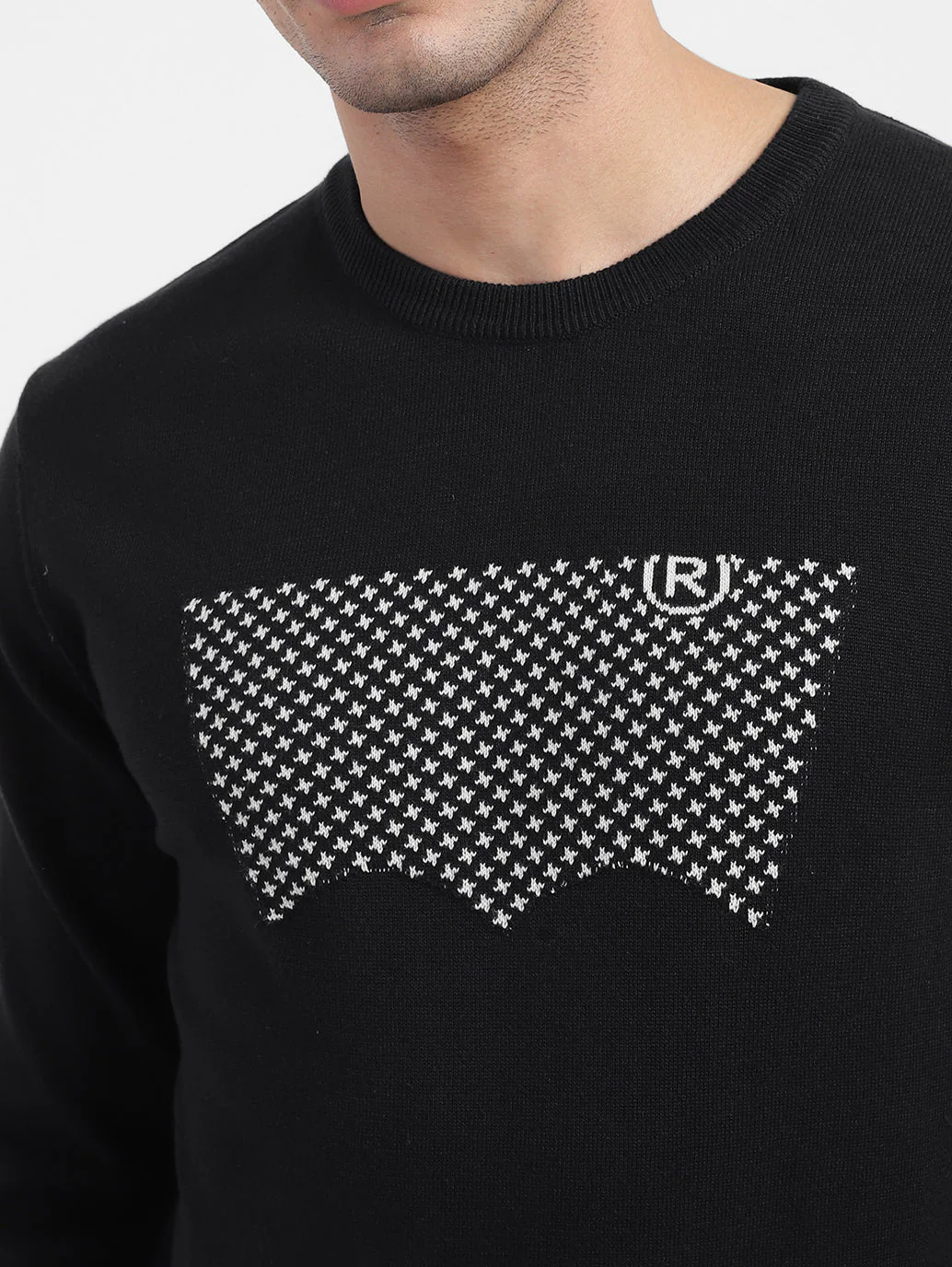 Men's Brand Logo Crew Neck Sweatshirt - Image 5