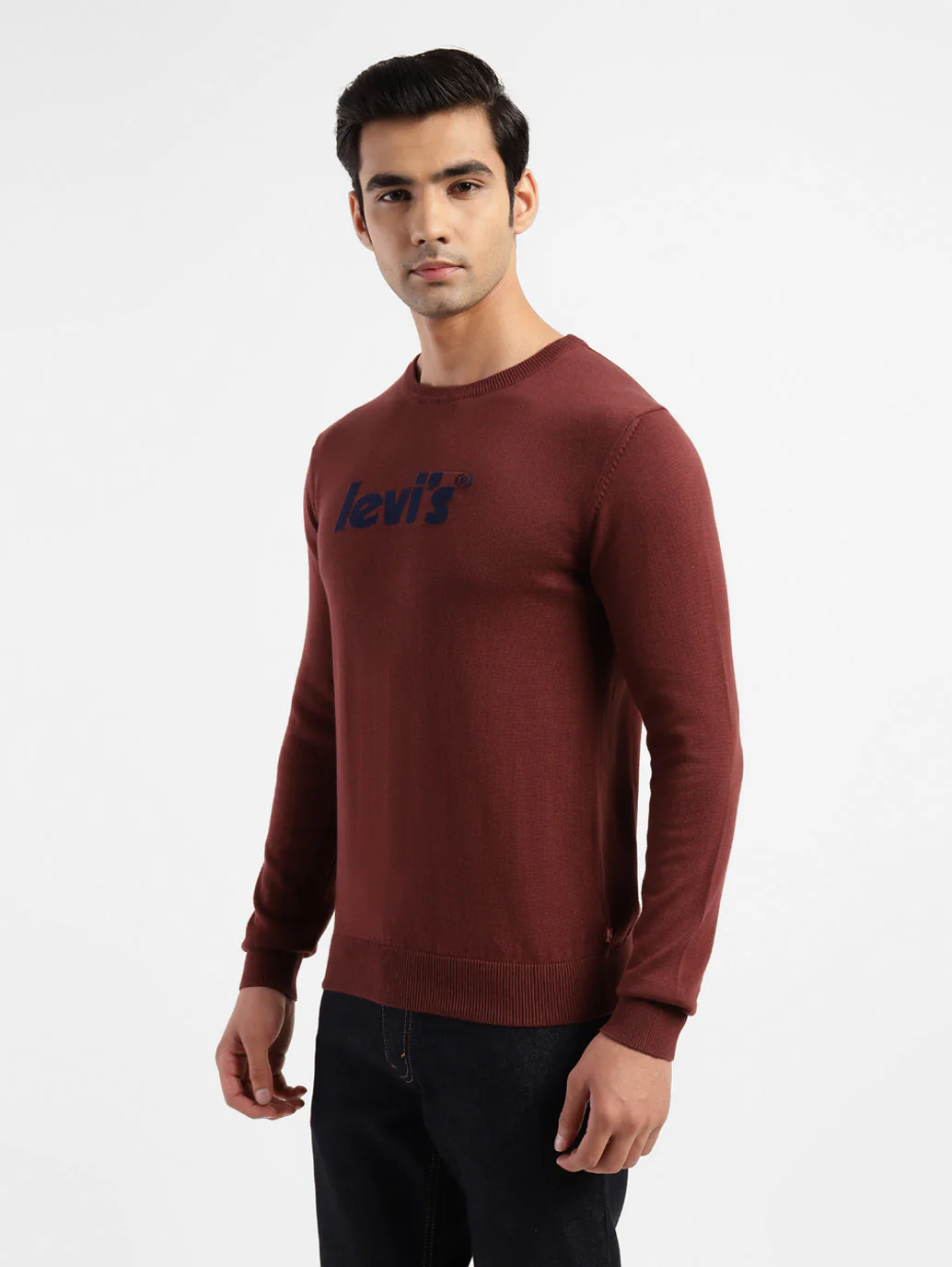 Men's Brand Logo Crew Neck Sweatshirt - Image 4