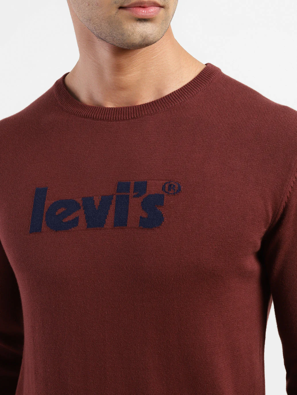 Men's Brand Logo Crew Neck Sweatshirt - Image 5