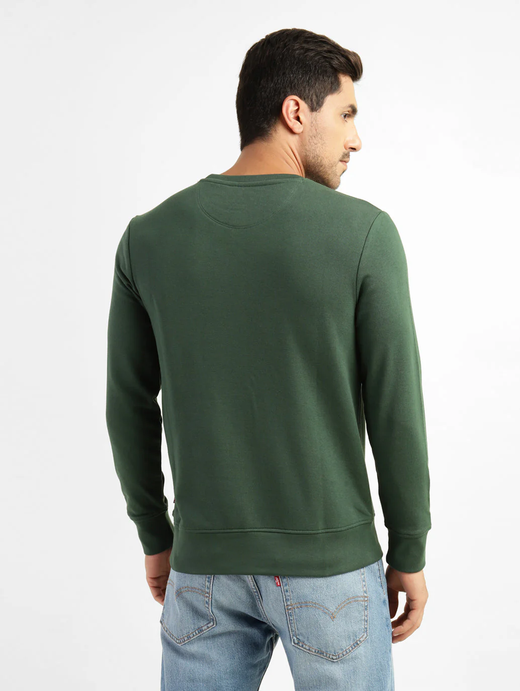 Men's Brand Logo Crew Neck Sweatshirt - Image 3