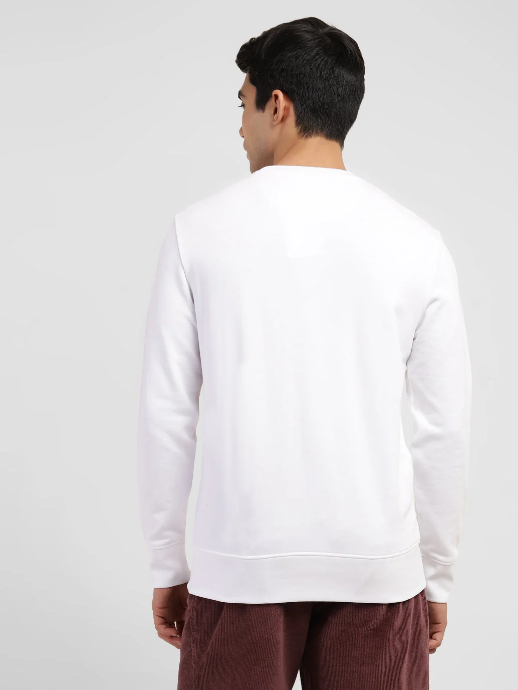 Men's Brand Logo Crew Neck Sweatshirt - Image 3