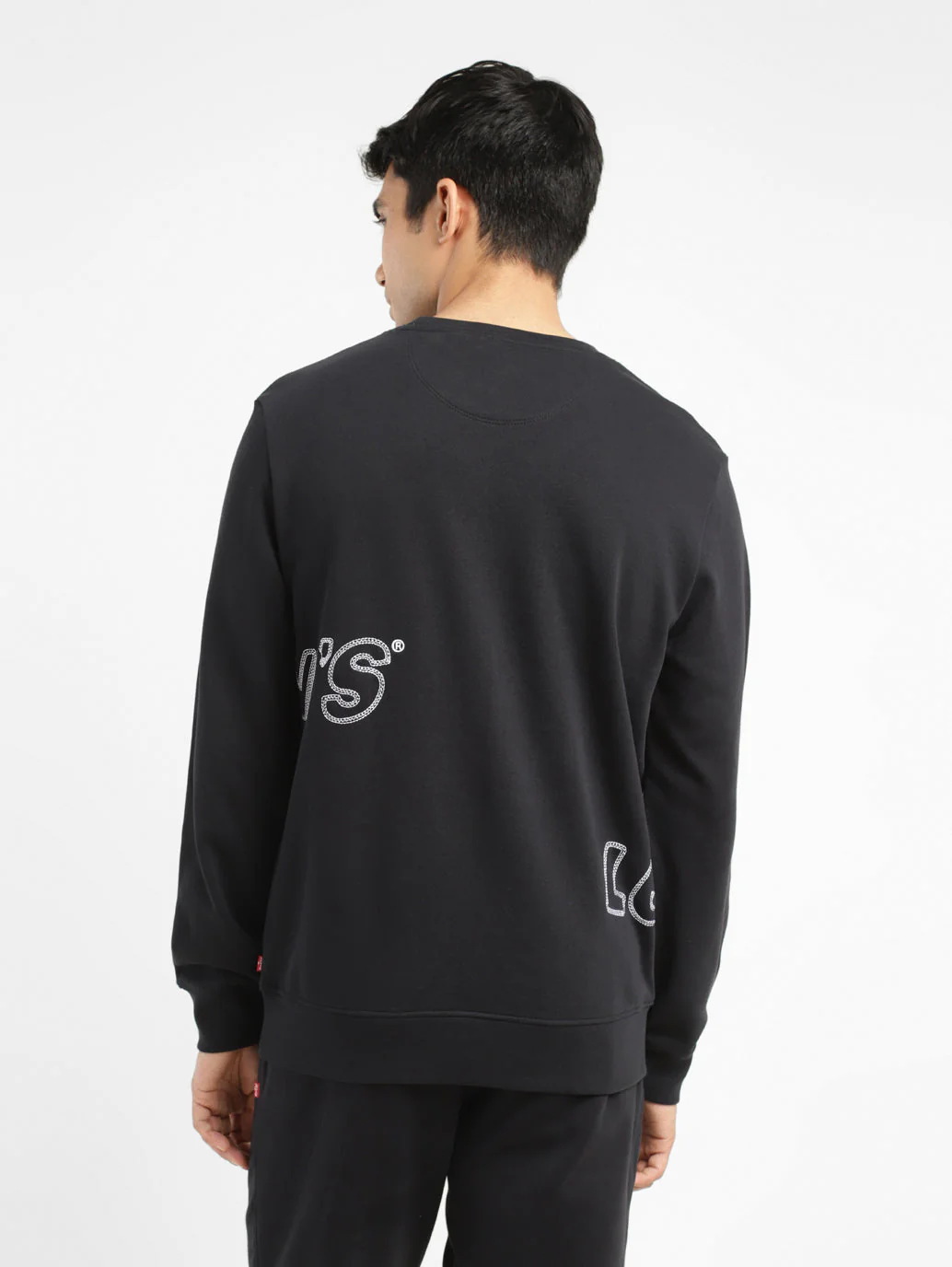 Men's Brand Logo Crew Neck Sweatshirt - Image 3