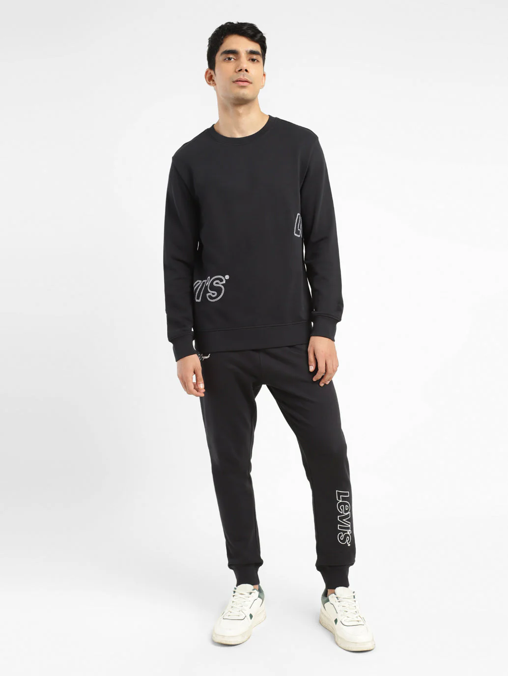Men's Brand Logo Crew Neck Sweatshirt - Image 6