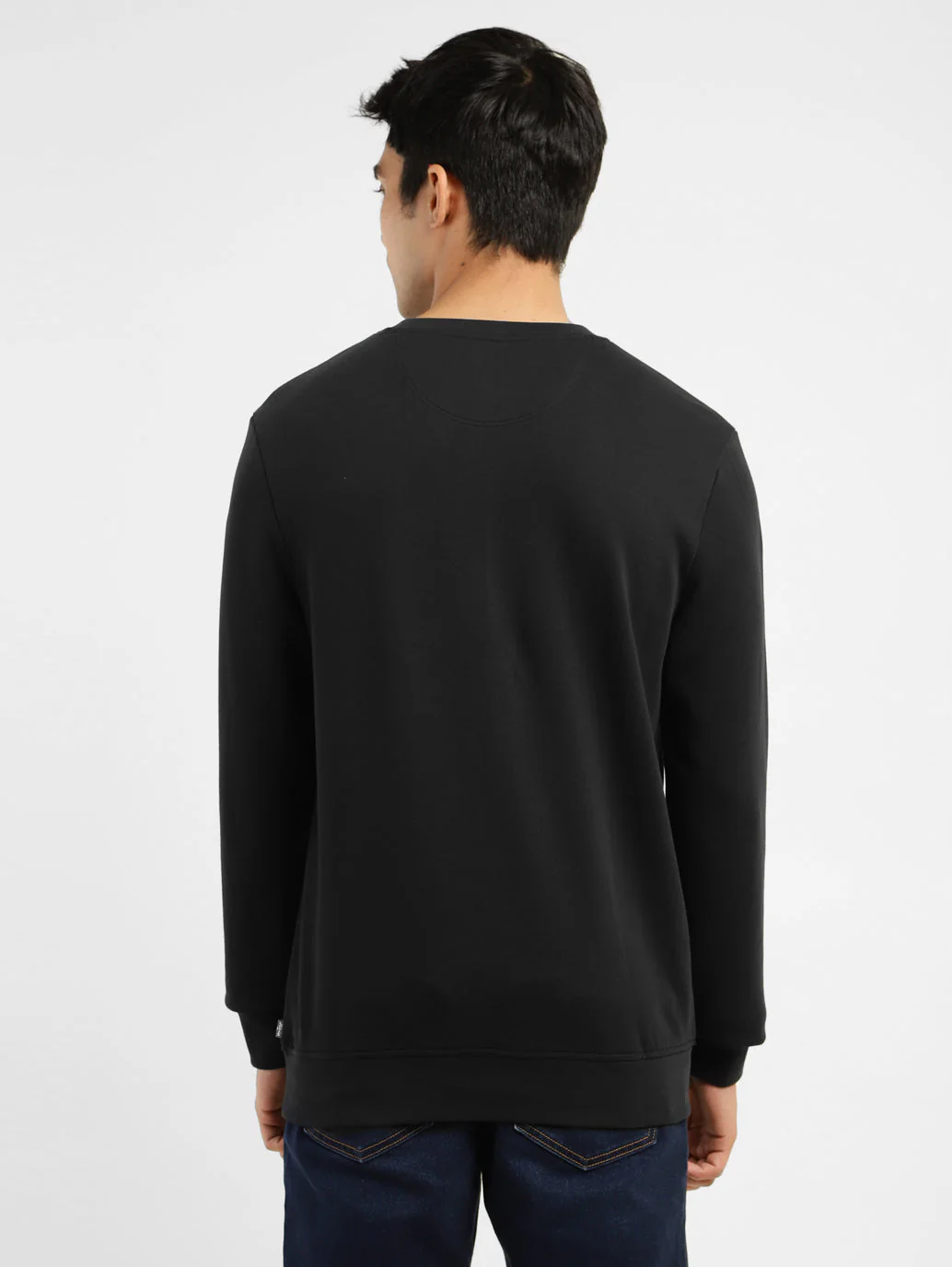 Men's Brand Logo Crew Neck Sweatshirt - Image 3