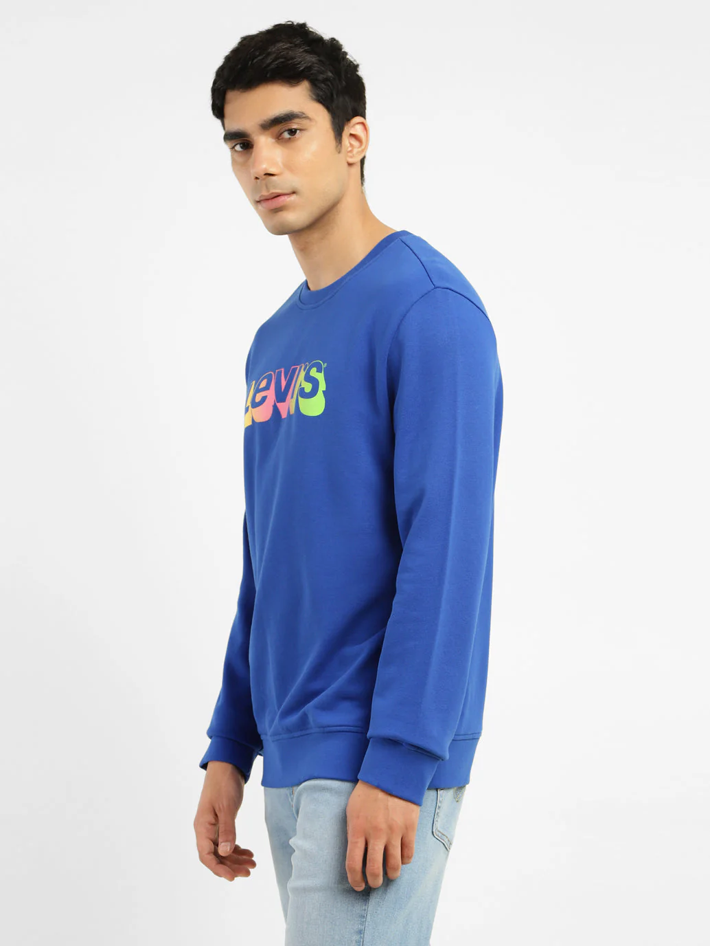 Men's Brand Logo Crew Neck Sweatshirt - Image 4