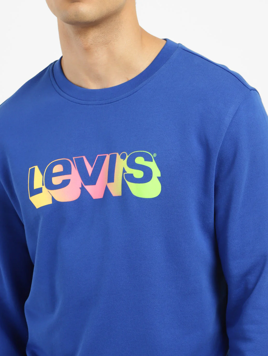 Men's Brand Logo Crew Neck Sweatshirt - Image 5